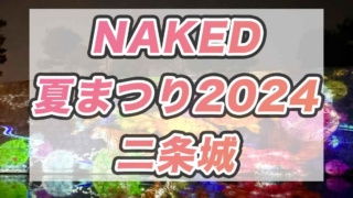 NAKED夏まつり2024世界遺産•二条城