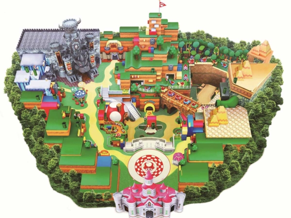 SUPER NINTENDO WORLD MAP