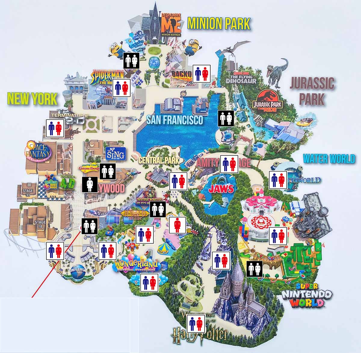  usj map