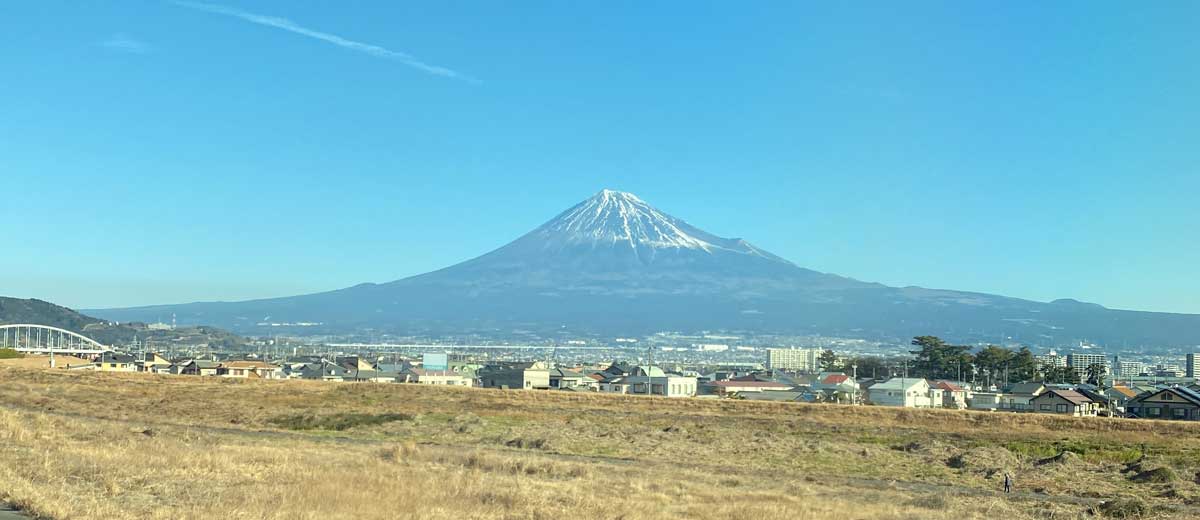  Mt.Fuji seen from Shinkansen