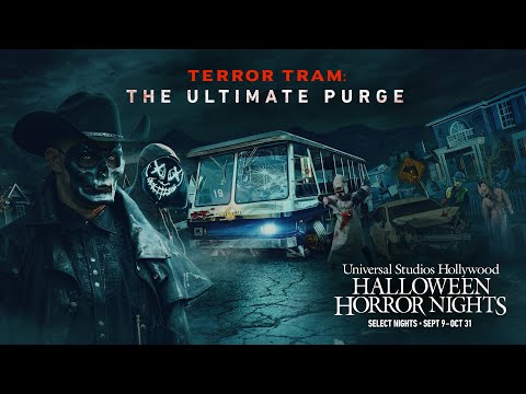 Terror Tram: The Ultimate Purge Reveal | Halloween Horror Nights 2021 #UniversalHHN