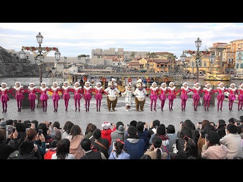 [4K] イッツ・クリスマス・タイム　-It’s Christmas Time! ＠TDS- リドアイル立ちセンター近く 全体撮り