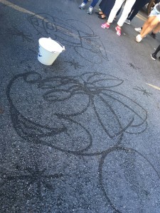 ファンカスト 水でミッキーの絵