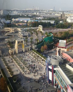 パークフロントホテルからUSJの景色