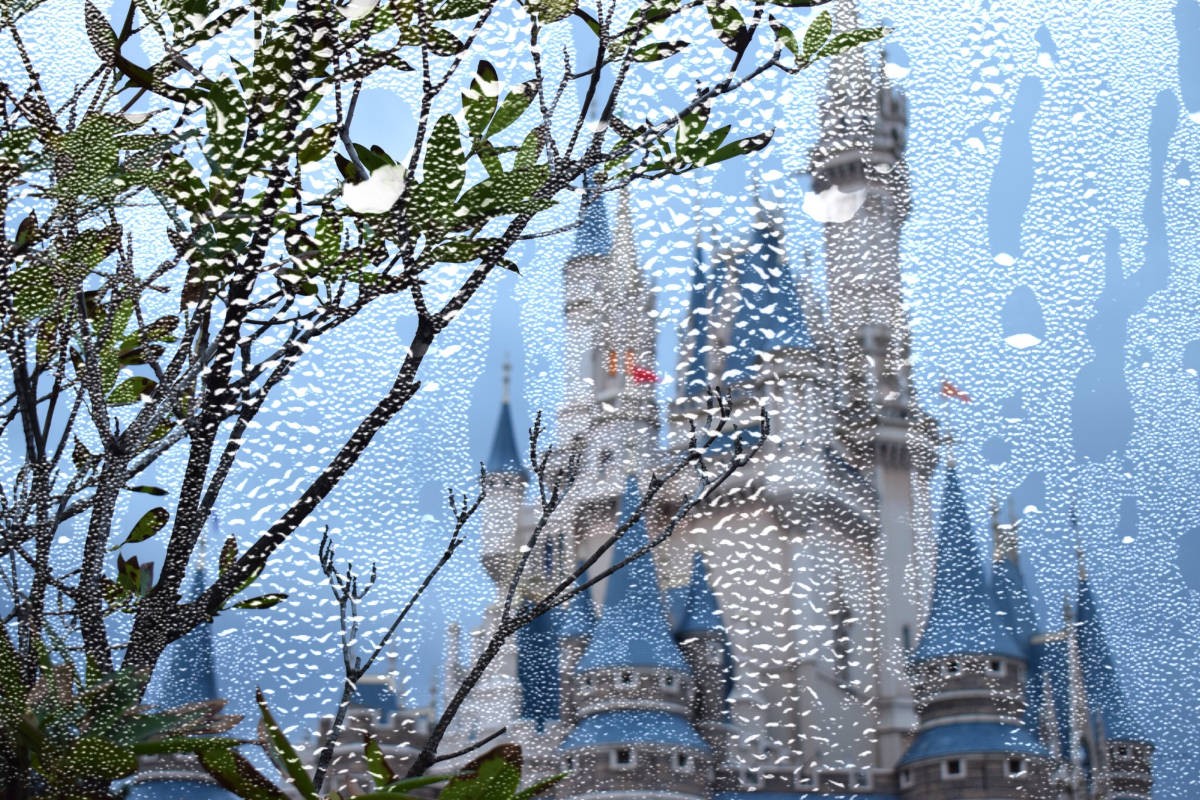 雨の日ディズニーランド