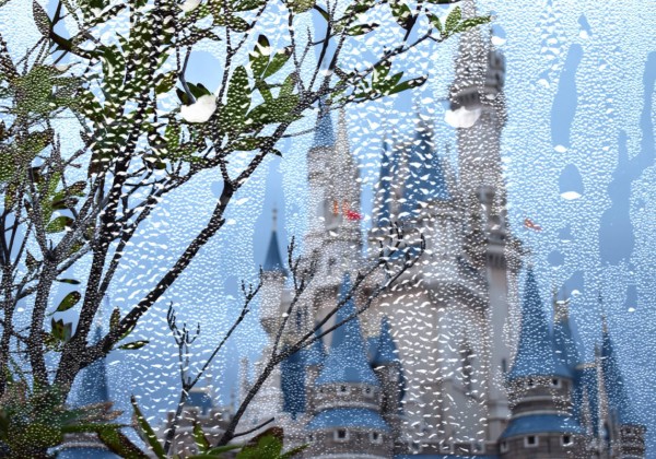 雨の日ディズニーランド