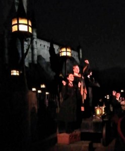 ハリーポッター5周年プロジェクションマッピングショー