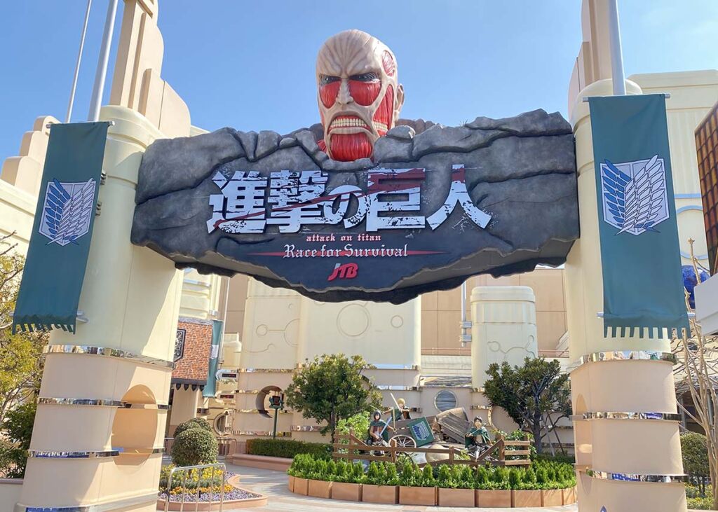 USJ】進撃の巨人XRライド！待ち時間は？怖い？全部ひっくるめて攻略！【クールジャパン2022】