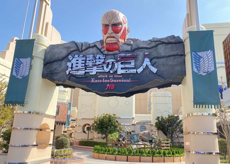 【USJ】進撃の巨人XRライド！待ち時間は？怖い？全部ひっくるめて攻略！【クールジャパン2022】