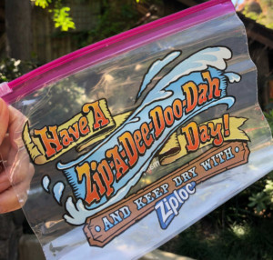 カリフォルニアディズニーランド スプラッシュ・マウンテン専用のジップロック