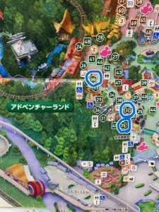 アドベンチャーワールド マップ