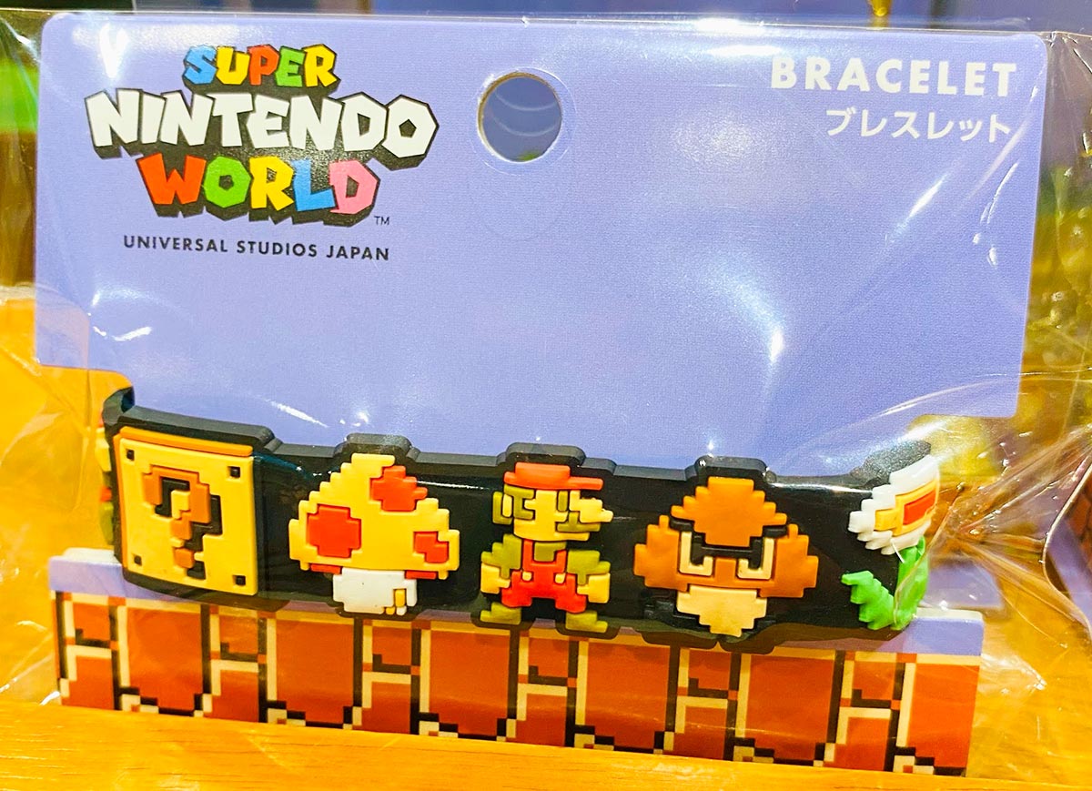 マリオ・パワーアップキノコ・クリボーなどのブレスレット