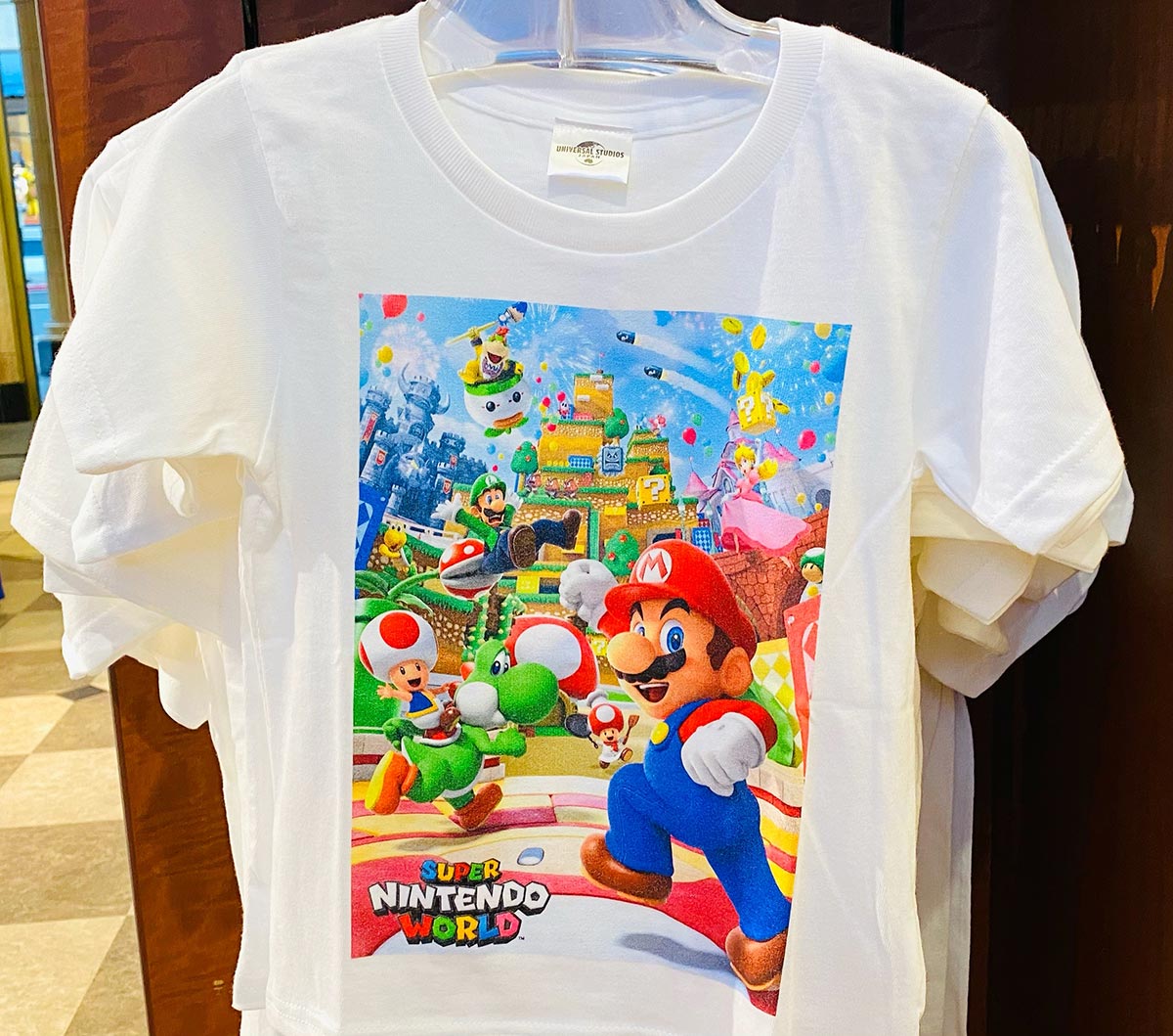 スーパーニンテンドーワールド　Tシャツ