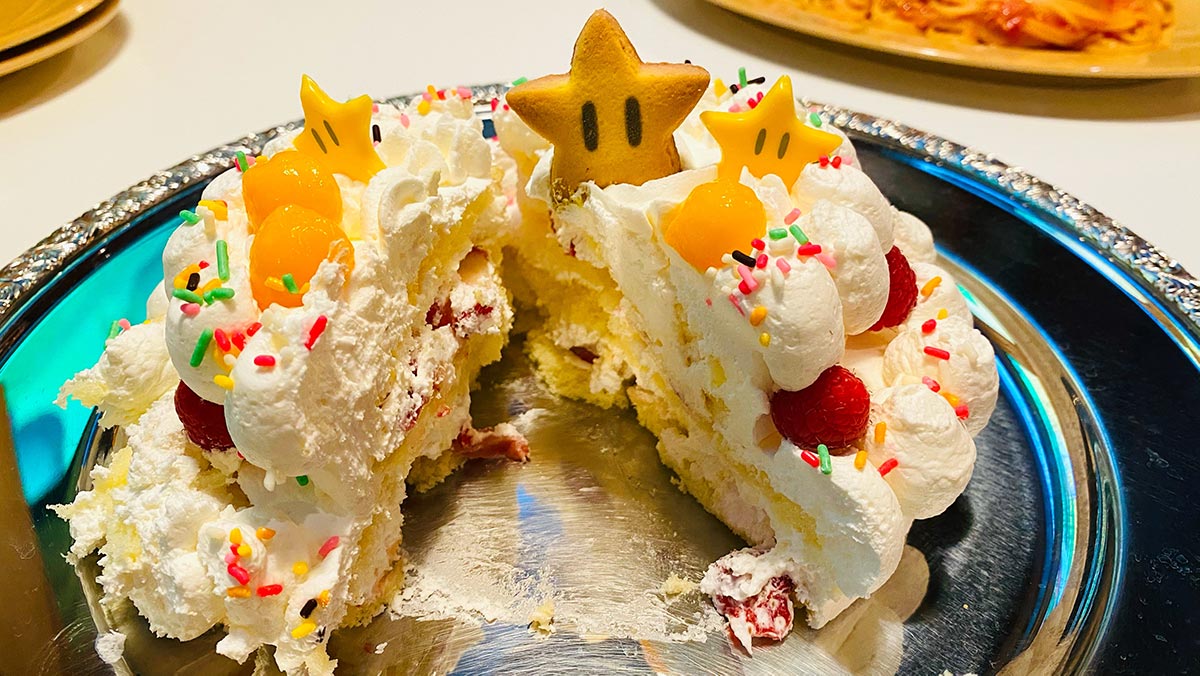 ピーチ姫のケーキ