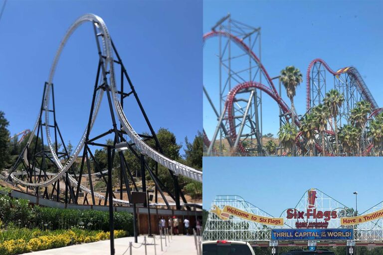 絶叫マシーンばかりアメリカの遊園地で有名なシックス･フラッグス･マジック･マウンテンを大紹介