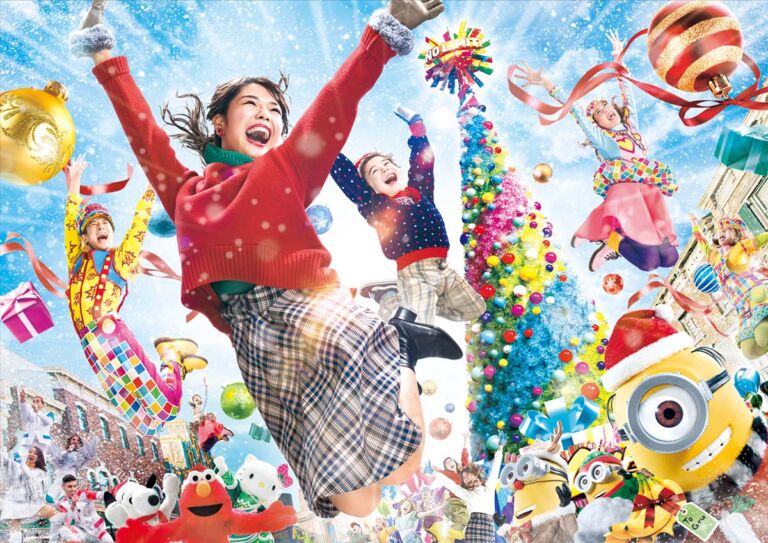 USJ360度クリスマスツリー登場