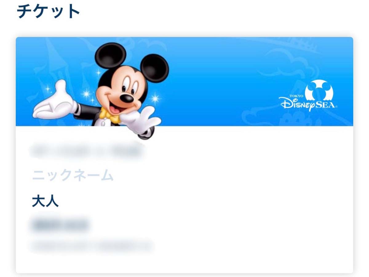 ディズニーランドのチケットを購入