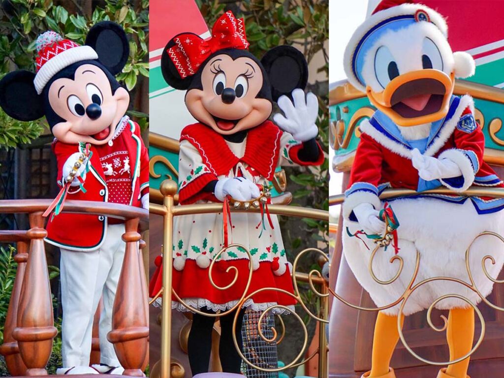 TDL ～☆クリスマス2021☆～ ミッキー＆ミニー ぬいぐるみバッジ