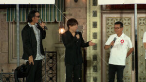 大阪市長 松井一郎さん、コブクロ 小渕健太郎さん、黒田俊介さん