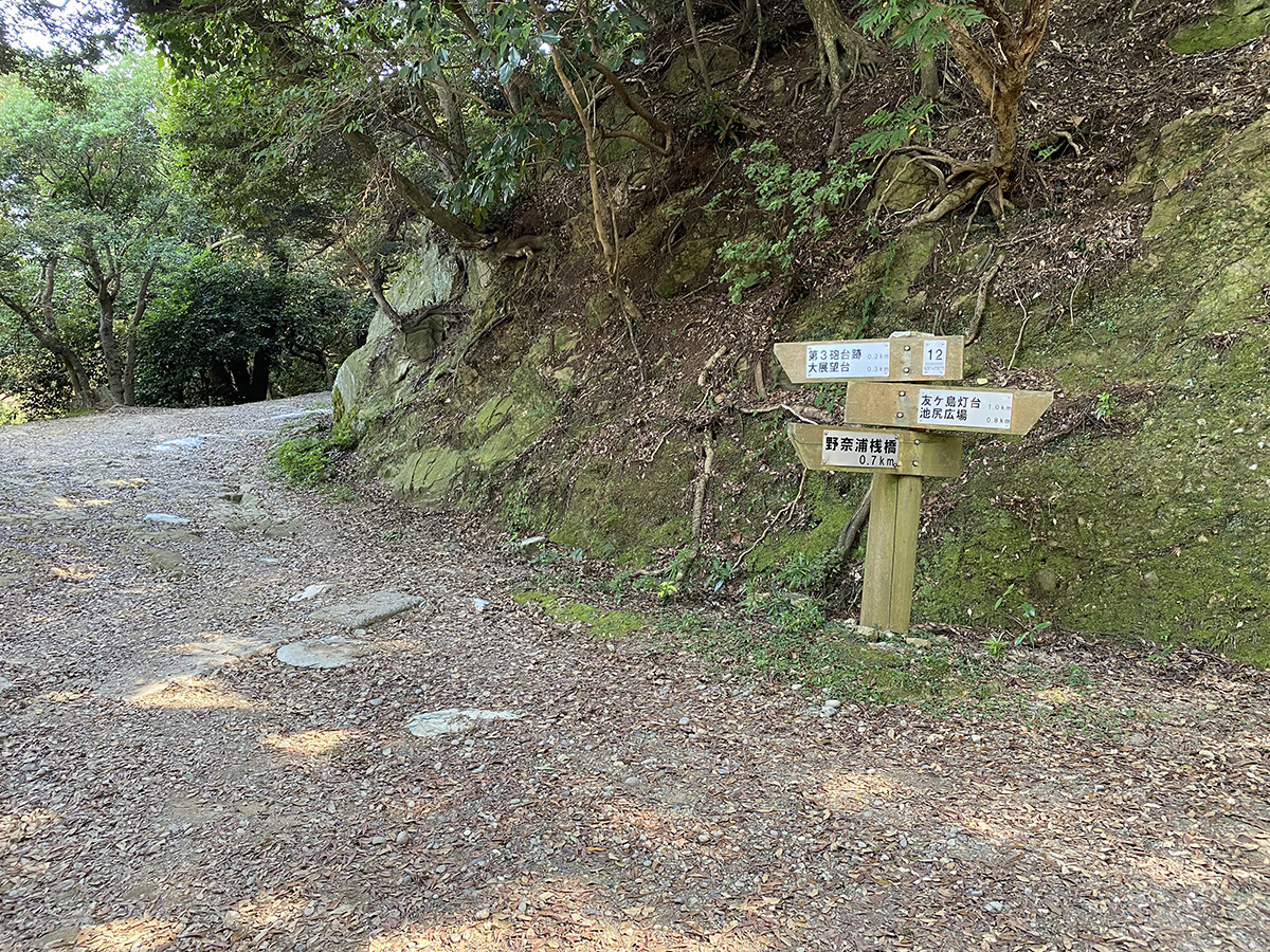 友ヶ島　１２番看板