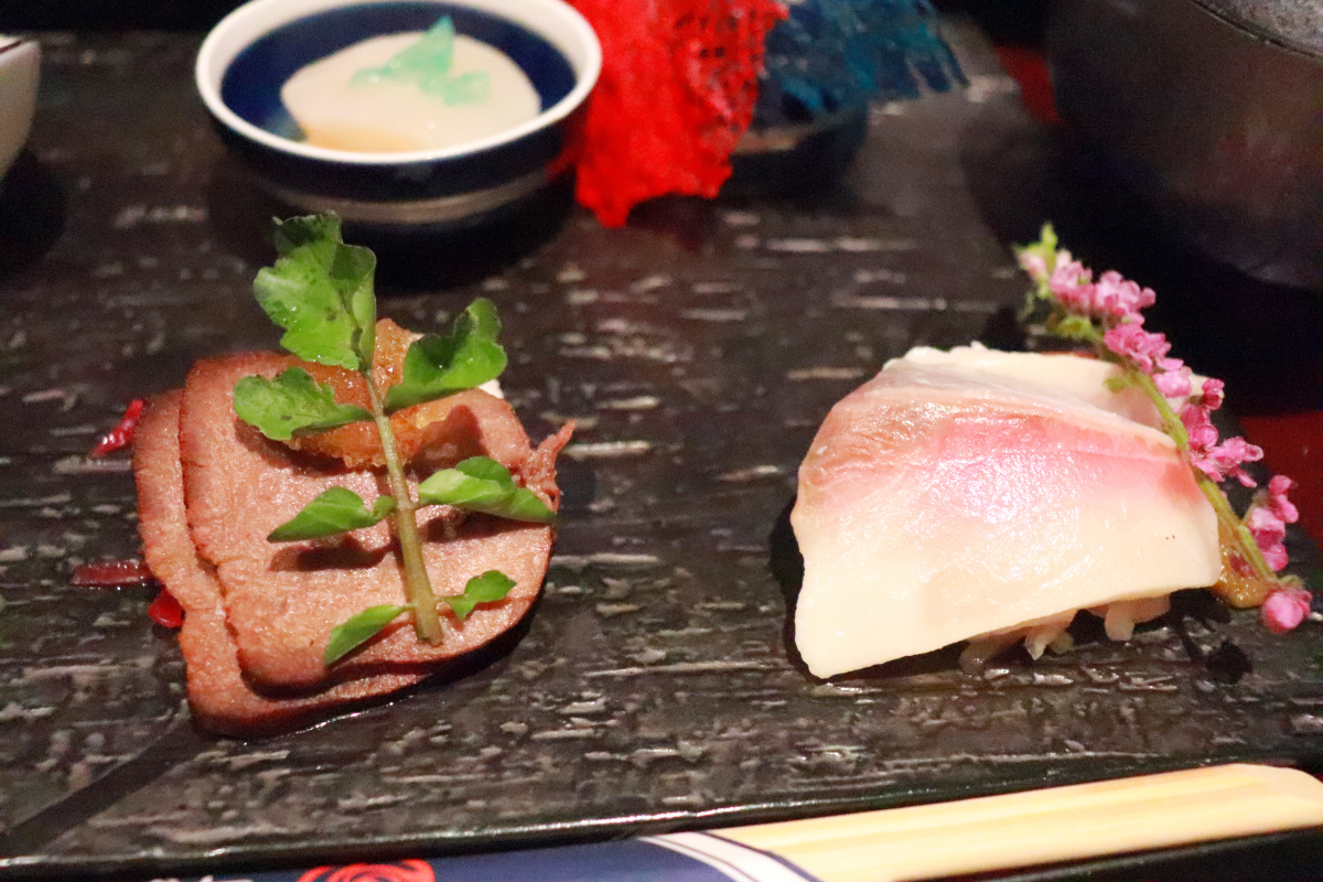 牛タン長芋、鰤なます