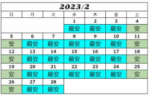 USJ2023年2月チケット料金