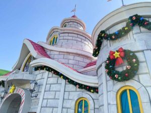 ピーチ城 クリスマス飾り