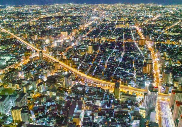 あべのハルカス展望台からの夜景