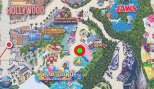 USJハートの壁 地図