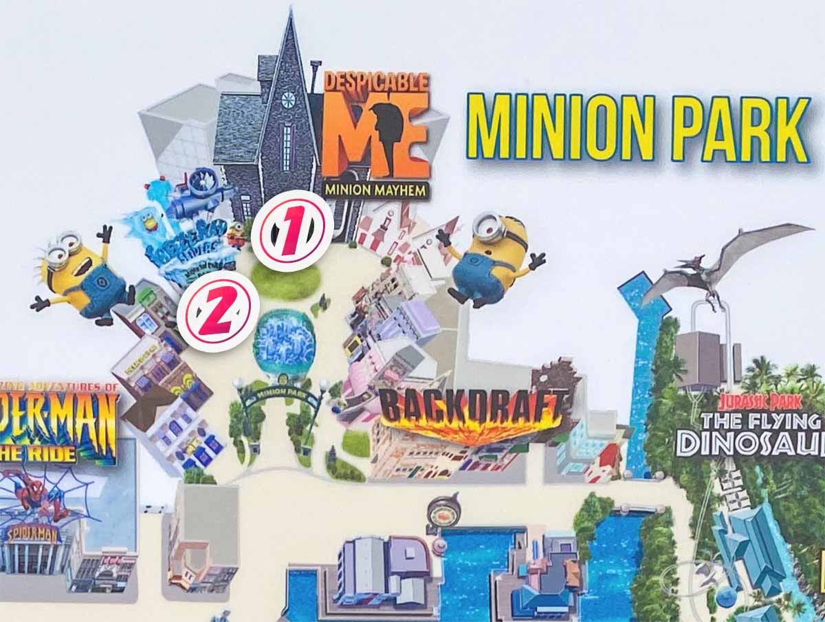 Minion Park Map