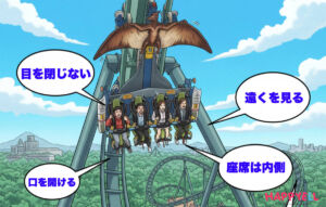 フライングダイナソー 怖くない乗り方