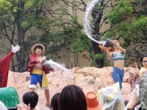 ワンピース 水かけ