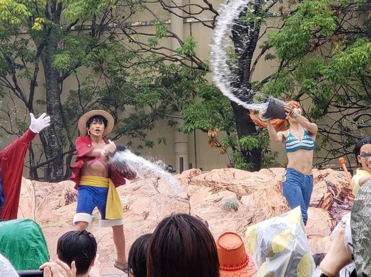 ワンピース　水かけ