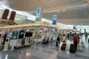 ユナイテッド航空 チェックインカウンター