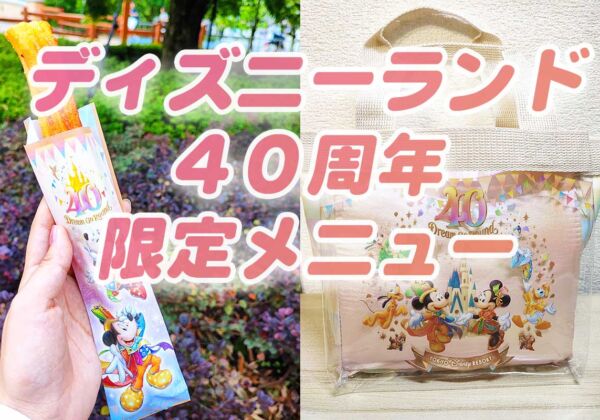 東京ディズニーランド40周年限定メニュー