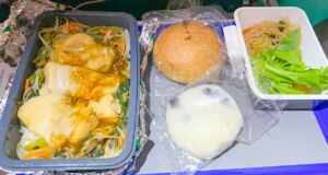 ユナイテッド航空 機内食