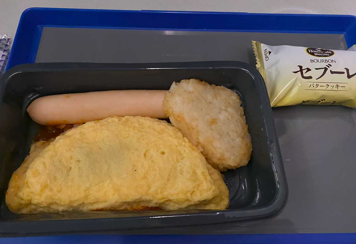 ユナイテッド航空　機内食