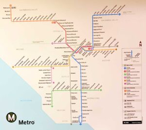 ロサンゼルス地下鉄 路線図