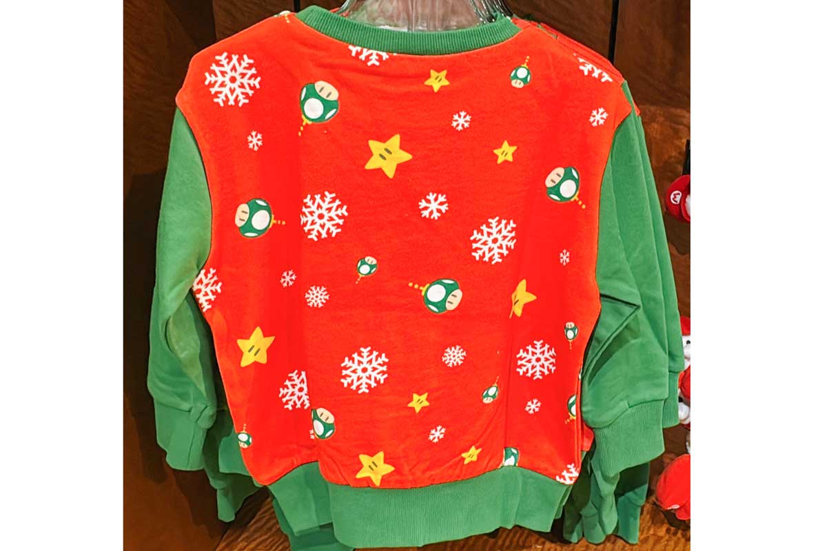 Mario Christmas Pullover Kids