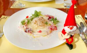 帆立のグリルと鱈のブランダード グリュエールチーズ