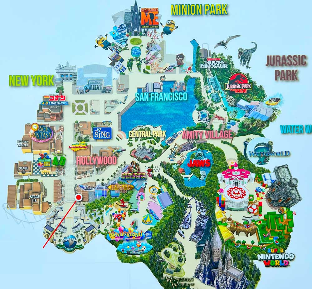 Universal Studios Japan Map [2024 Latest Map] Easy to understand ...