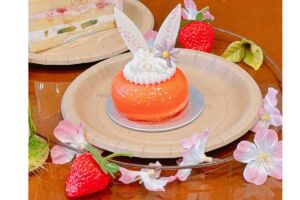 イースターバニー・ホワイトチョコムース ~チェリー&ハニー~