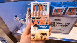 ボールペ5色セット(コナン赤、キッド青、安室オレンジ、新一&蘭ピンク、平次&和葉緑)
