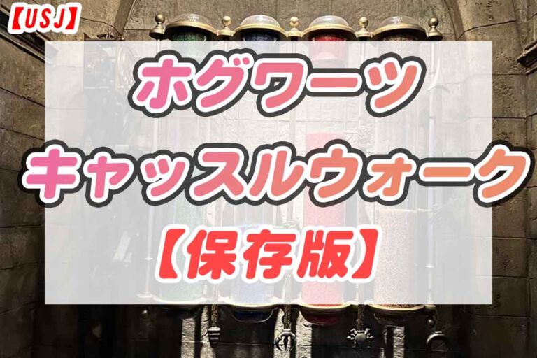 ホグワーツキャッスルウォーク♪USJハリーポッター城内探検。ハリポタ初心者向け解説あり