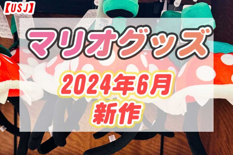 【USJ】スーパーニンテンドーワールド2024年6月新作グッズ情報【リバーシブル　キーチェーンシリーズなど】