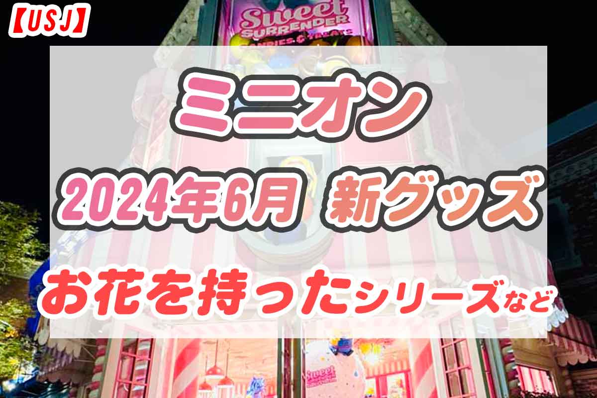 USJ 2024年6月新作グッズ キーチェーン、バインダー、ソックス