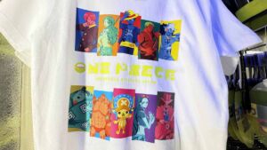 USJワンピースグッズ2024 Tシャツ(黒、白)