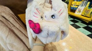 キッズサイズフワモコパーカー(キティ)