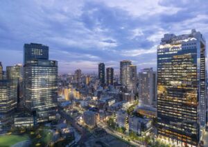 キャノピーbyヒルトン大阪梅田 ホテル 客室からの景色