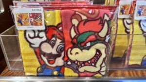 マリオ、クッパ ミニタオル